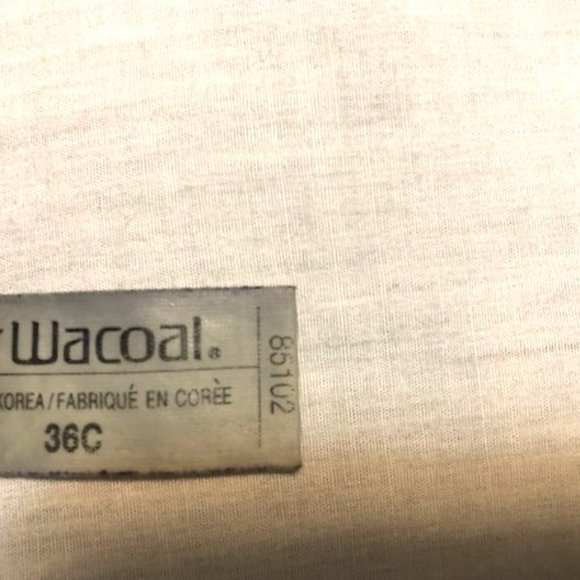 Vintage Sheer Black Wacoal Bra - Size 36C - Picture 7 of 7